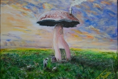 (obraz 19) Akryl na płótnie 50 x 40 cm werniksowany. (brak)