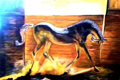 (obraz 46)  Akryl na płótnie 50 x 40 cm werniksowany. (Brak)