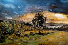 (obraz 37)  olej na płótnie 70 x 50 cm werniksowany. (Brak)