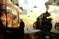 (obraz 34)  Akryl na płótnie 70 x 50 cm werniksowany. (Brak)