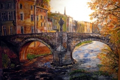 (obraz 16) Akryl na płótnie 70 x 50 cm werniksowany. (brak)